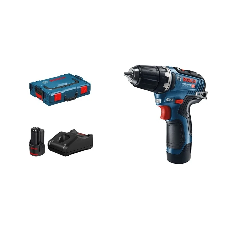 Bosch Cordless Drill Driver Brushless Motor 12 V 3Ah Battery Torque 35Nm Speeds 0, 460, 1750 rpm Type C EU Plug 06019H8002