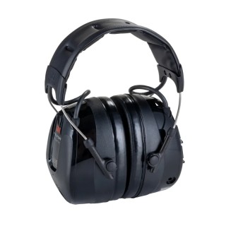 3M Listen Only Electronic Ear Defenders with Headband, 32 dB SNR, Black HRXS221A