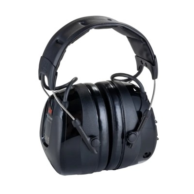 3M Listen Only Electronic Ear Defenders with Headband, 32 dB SNR, Black HRXS221A