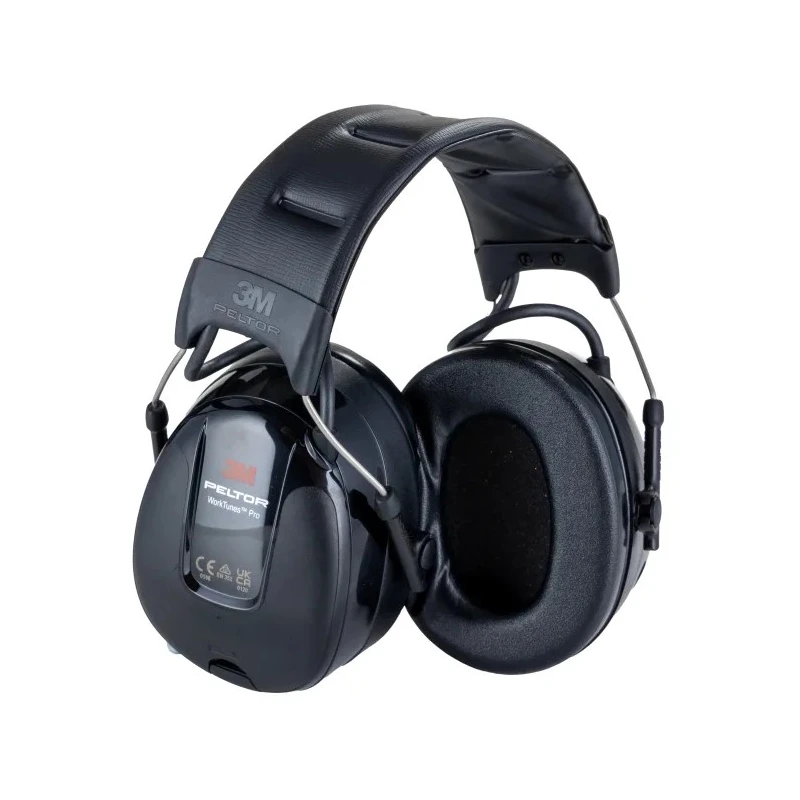 3M Listen Only Electronic Ear Defenders with Headband, 32 dB SNR, Black HRXS221A