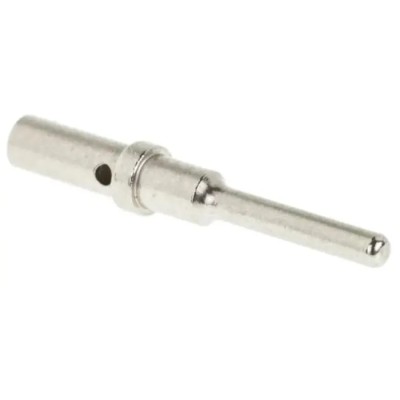 Deutsch 460 Male Pin Crimp Terminal , 1.59 mm Diameter, 20-16 AWG, Nickel Plating, Copper Alloy Contact 0460-202-16141