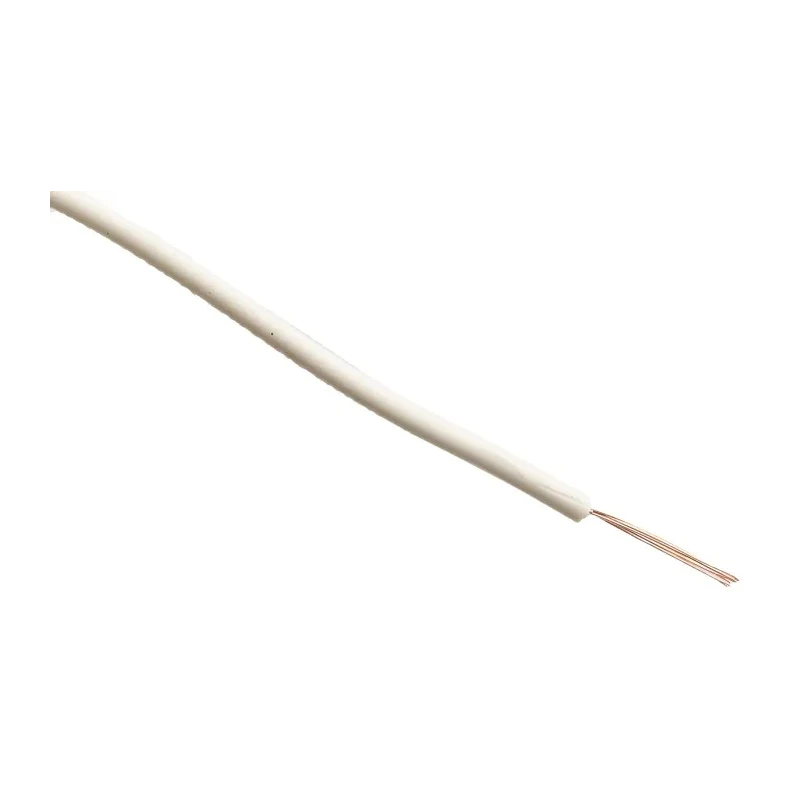 RS PRO 2491X Series White Hook Up Wire 20 AWG 16/0.2 mm Core Strands 100 m Polyvinyl Chloride 361-620