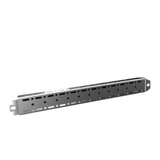 Rittal Punched Rack Rail Sheet Steel Zinc Plated 18 mm Depth VX Series 8617700