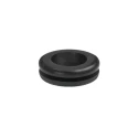 HellermannTyton Black Polyvinyl Chloride Cable Grommet 9.5 mm Panel Hole Diameter 5 mm Maximum 633-04010 HV1401-PVC-FR-BK