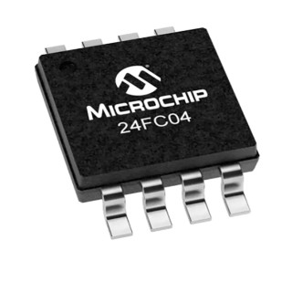 Microchip 4 kB EEPROM Serial-2 Wire Interface 8-Pin TSSOP Package 3500 ns Access Time 24FC04-I/ST