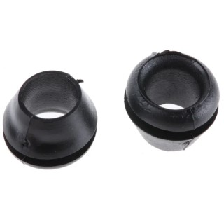 HellermannTyton HV Black Polyvinyl Chloride 8 mm Cable Grommet for 6.5 mm Cable Diameter 633-05020 HV1502-PVC-BK