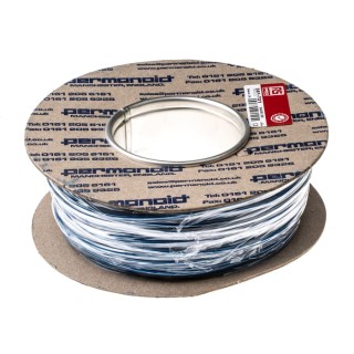 RS PRO 2491X Series Blue Hook Up Wire 17 AWG 32x0.2 mm Core Strands 100 m Polyvinyl Chloride 500V 70°C 361-721