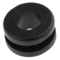 HellermannTyton Black Polyvinyl Chloride Cable Grommet 11 mm Panel Hole Diameter for 8 mm Cable 633-03020 HV1302-PVC-FR-BK