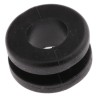 HellermannTyton Black Polyvinyl Chloride Cable Grommet 11 mm Panel Hole Diameter for 8 mm Cable 633-03020 HV1302-PVC-FR-BK