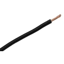 RS PRO 2491X Series Black Hook Up Wire, 17 AWG, 32/0.2 mm Core Strands, 100 m Length, Polyvinyl Chloride Jacket 361-715