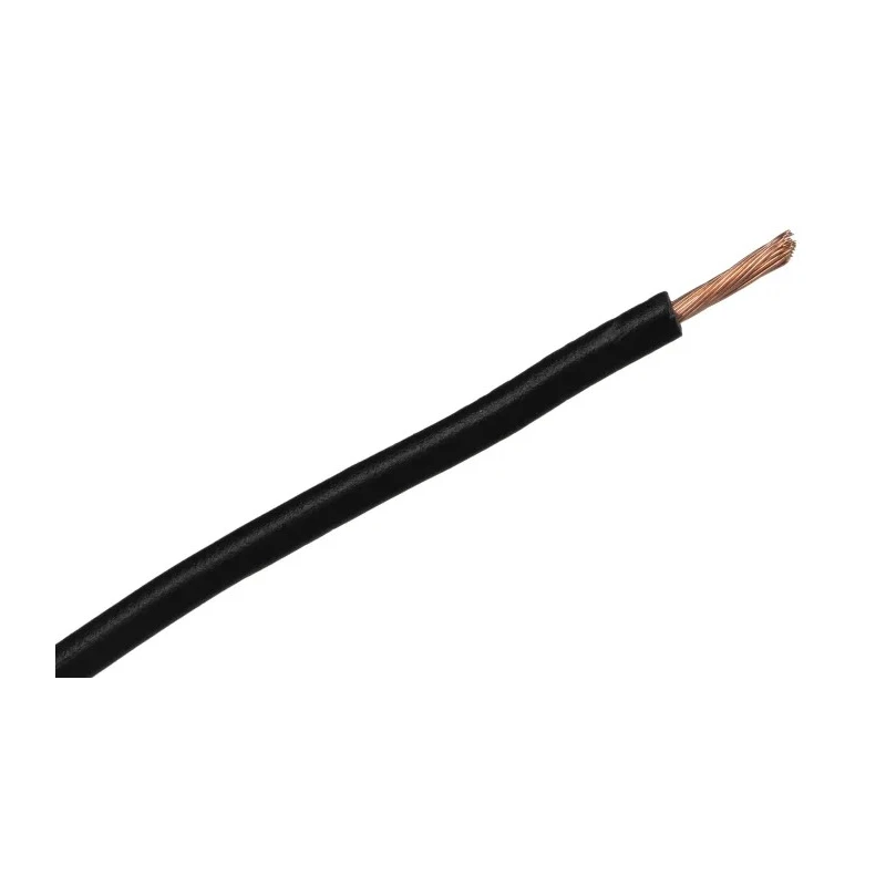 RS PRO 2491X Series Black Hook Up Wire, 17 AWG, 32/0.2 mm Core Strands, 100 m Length, Polyvinyl Chloride Jacket 361-715