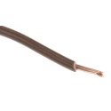 RS PRO Brown Hook Up Wire 17 AWG 32x0.2 mm Core Strands 100 m Polyvinyl Chloride Insulation 500 V 70°C 361-737
