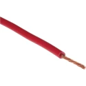 RS PRO 2491X Series Red Hook Up Wire 17 AWG 32/0.2 mm Core Strands 100 m Polyvinyl Chloride Jacket 500V 70°C 361-759