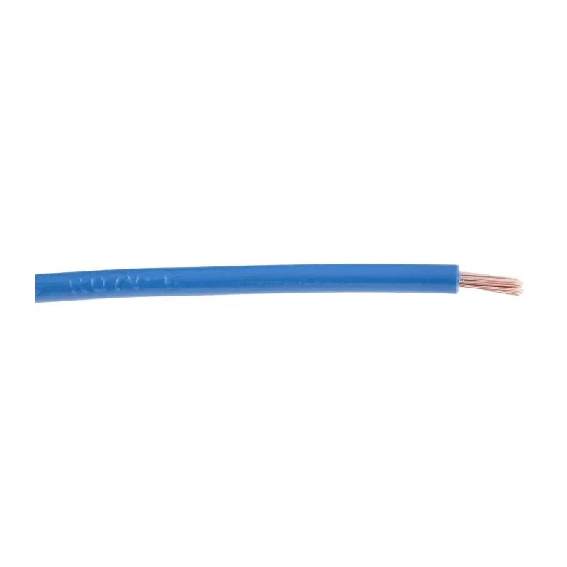 RS PRO 2491X Series Blue Hook Up Wire, 15 AWG, 30 Strands x 0.25 mm Core, 100 m Length, Polyvinyl Chloride Jacket 361-793