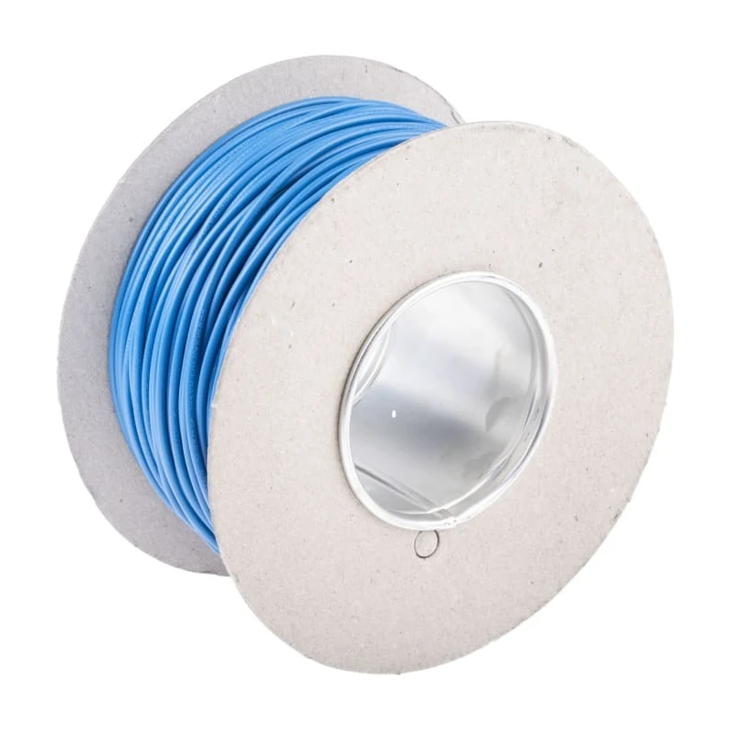 RS PRO 2491X Series Blue Hook Up Wire, 15 AWG, 30 Strands x 0.25 mm Core, 100 m Length, Polyvinyl Chloride Jacket 361-793
