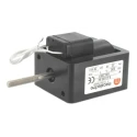 Mecalectro Heavy-Duty Single-Acting Linear Solenoid 230V 23W 15mm Stroke 124.1mm Length 823D8064-230VCA-100%