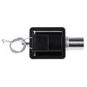 Mecalectro Linear Solenoid 24V 23W Push Pull Action 15mm Stroke 124.1mm Length 8238064-24VCC-100%