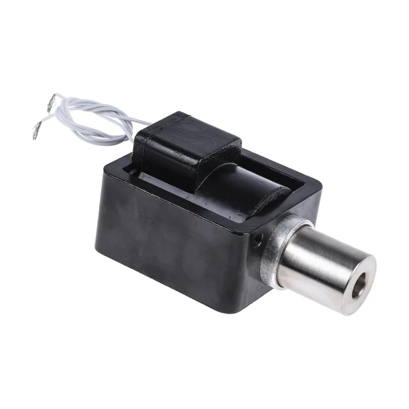 Mecalectro Linear Solenoid 24V 23W Push Pull Action 15mm Stroke 124.1mm Length 8238064-24VCC-100%