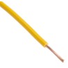 RS PRO 2491X Series Yellow Equipment Wire 15 AWG 30/0.25 mm Core Strands 100 m Polyvinyl Chloride 361-844
