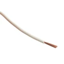RS PRO 2491X Series White Hook Up Wire 15 AWG 30x0.25 mm Core Strands 100 m, PVC Insulation 750V 70°C 361-838
