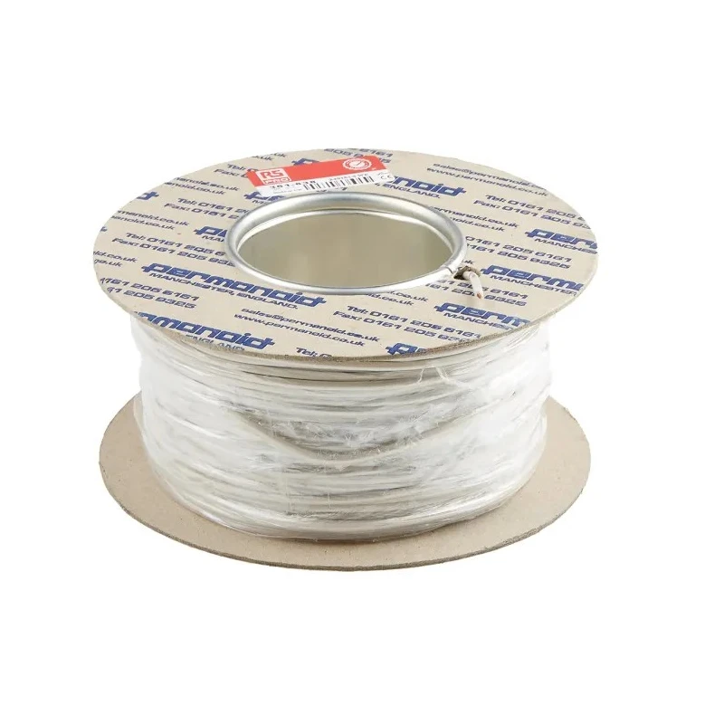 RS PRO 2491X Series White Hook Up Wire 15 AWG 30x0.25 mm Core Strands 100 m, PVC Insulation 750V 70°C 361-838