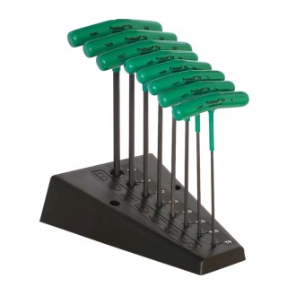 Bondhus 8-Piece Torx ProHold Star T-Handle Torx Key Set, Sizes T9-T40, Corrosion Resistant Finish PHTTHX8