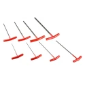 Bondhus 8 Piece T Metric Hex Key Set Steel, Hex Size 2 to 10 mm BTX80MM