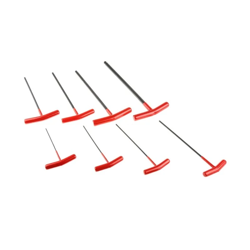 Bondhus 8 Piece T Metric Hex Key Set Steel, Hex Size 2 to 10 mm BTX80MM