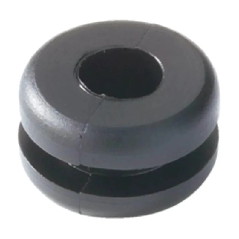 HellermannTyton HV Black Polyvinyl Chloride Cable Grommet 8 mm Panel Hole Diameter 5 mm Cable 633-02160 HV1216-PVC-FR-BK