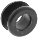 HellermannTyton Black Polyvinyl Chloride Cable Grommet 12 mm Panel Hole, 10 mm Max Cable Diameter 633-02060 HV1206-PVC-FR-BK
