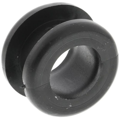 HellermannTyton Black Polyvinyl Chloride Cable Grommet 12 mm Panel Hole, 10 mm Max Cable Diameter 633-02060 HV1206-PVC-FR-BK