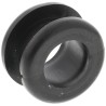 HellermannTyton Black Polyvinyl Chloride Cable Grommet 12 mm Panel Hole, 10 mm Max Cable Diameter 633-02060 HV1206-PVC-FR-BK