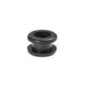 HellermannTyton Black Polyvinyl Chloride Cable Grommet 12 mm Panel Hole, 10 mm Max Cable Diameter 633-02060 HV1206-PVC-FR-BK