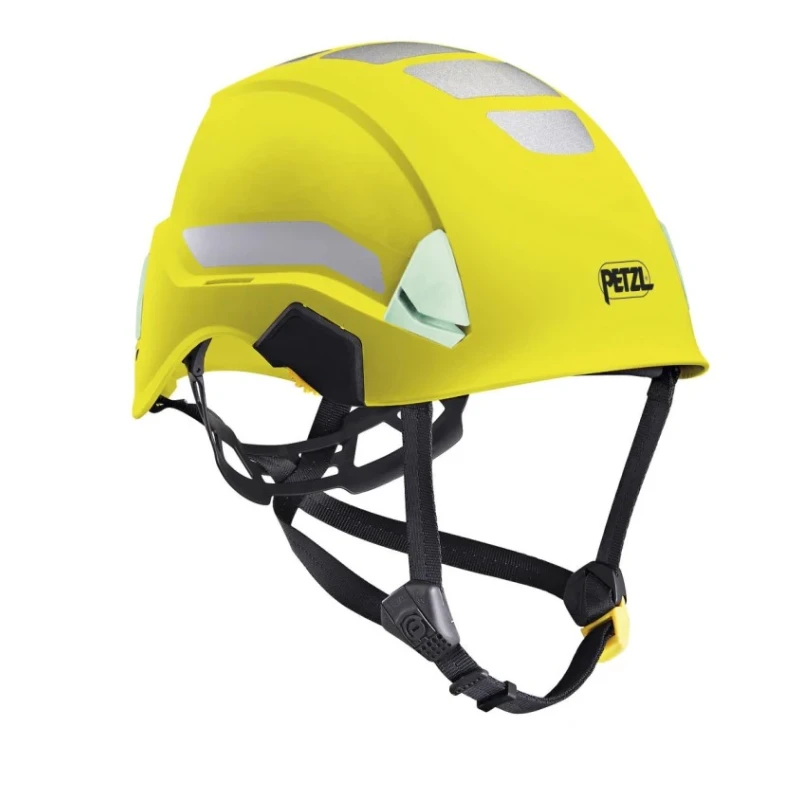 Petzl Yellow Safety Helmet with Chin Strap Included Adjustable ABS Material EN12492 EN397 A020CA00