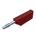 Hirschmann Test & Measurement Red Male Banana Plug 4 mm Connector Screw Termination 60V dc 16A Nickel Plating 934100101-