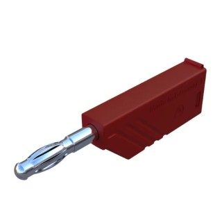Hirschmann Test & Measurement Red Male Banana Plug 4 mm Connector Screw Termination 60V dc 16A Nickel Plating 934100101-