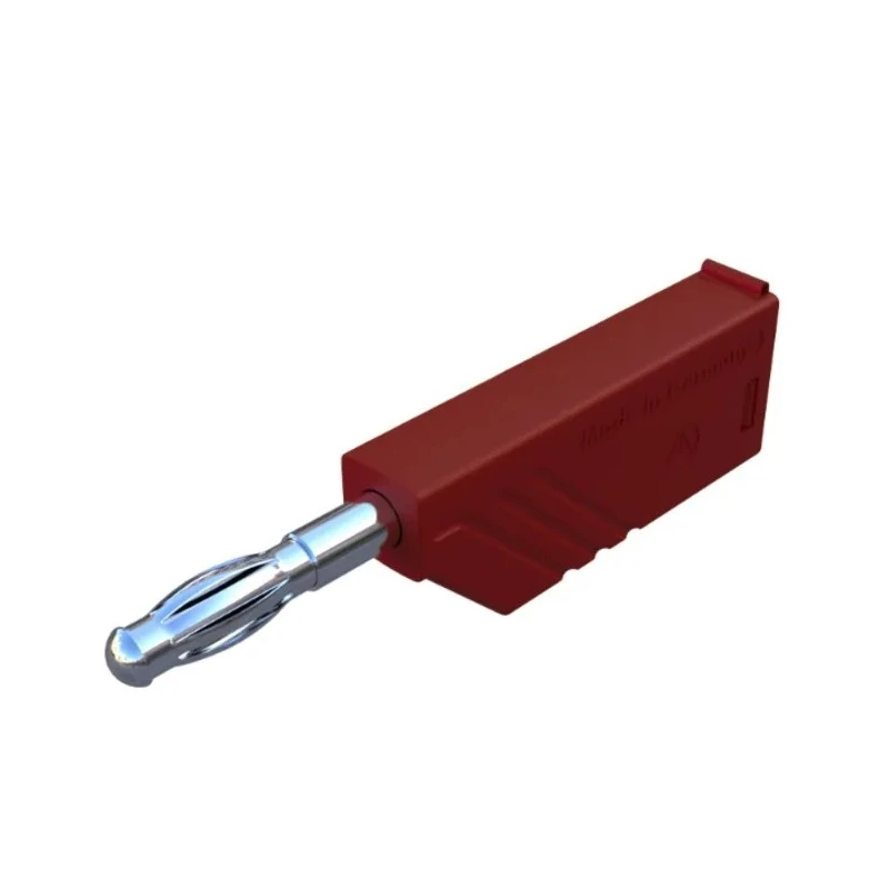 Hirschmann Test & Measurement Red Male Banana Plug 4 mm Connector Screw Termination 60V dc 16A Nickel Plating 934100101-