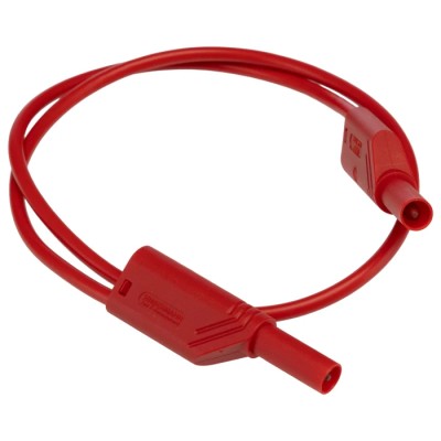 Hirschmann Test & Measurement 4 mm Connector Test Lead 32A 1000V AC/DC Red 500mm Lead Length 934087101
