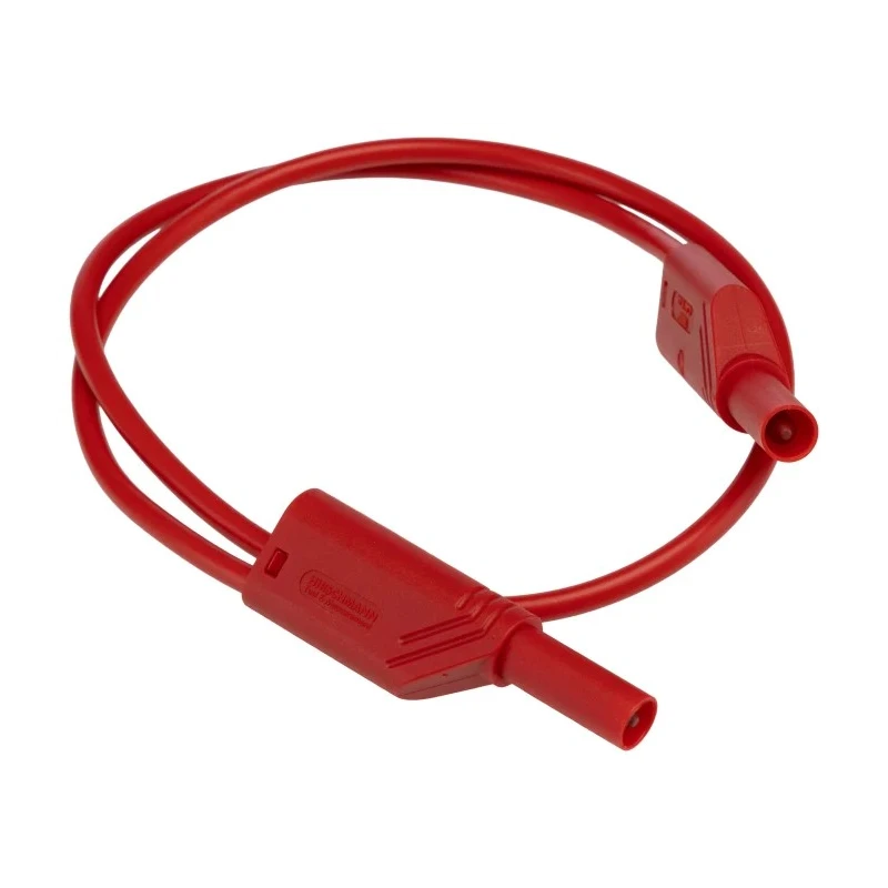 Hirschmann Test & Measurement 4 mm Connector Test Lead 32A 1000V AC/DC Red 500mm Lead Length 934087101