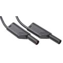 Hirschmann Test & Measurement Connector Test Lead 32A, 1000 V AC/DC, Black, 1m Lead Length 934088100
