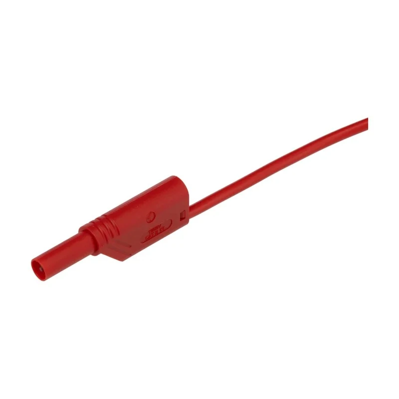 Hirschmann Test & Measurement 4 mm Connector Test Lead 32A 1000V AC/DC Red 500mm Lead Length 934087101