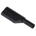 Hirschmann Test & Measurement Black Male Banana Plug, 4 mm Connector, Screw Termination, 1kV, 24A, Nickel Plating 934099100-