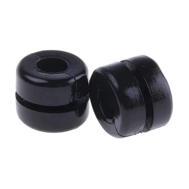 HellermannTyton HV Black Polyvinyl Chloride Cable Grommet 6 mm Panel Hole Diameter for 4 mm Cable 633-02120 HV1212-PVC-FR-BK