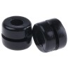 HellermannTyton HV Black Polyvinyl Chloride Cable Grommet 6 mm Panel Hole Diameter for 4 mm Cable 633-02120 HV1212-PVC-FR-BK