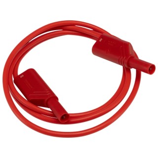 Hirschmann Test & Measurement Connector Test Lead 32A, 1000 V AC/DC, Red, 1 m Lead Length 934088101