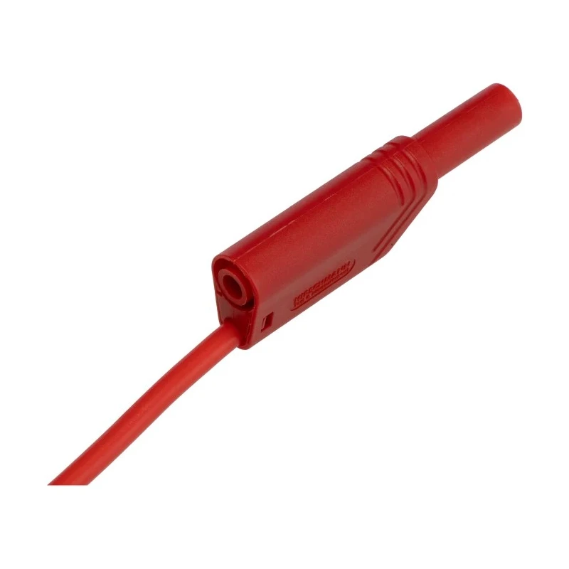 Hirschmann Test & Measurement Connector Test Lead 32A, 1000 V AC/DC, Red, 1 m Lead Length 934088101