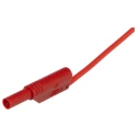 Hirschmann Test & Measurement Connector Test Lead 32A, 1000 V AC/DC, Red, 1 m Lead Length 934088101