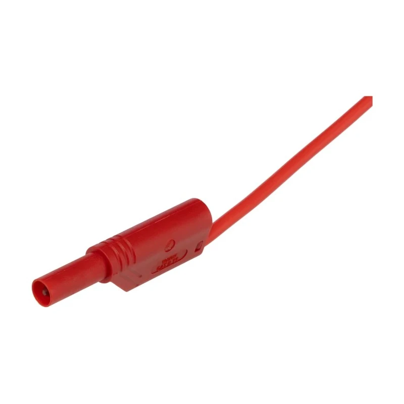 Hirschmann Test & Measurement Connector Test Lead 32A, 1000 V AC/DC, Red, 1 m Lead Length 934088101