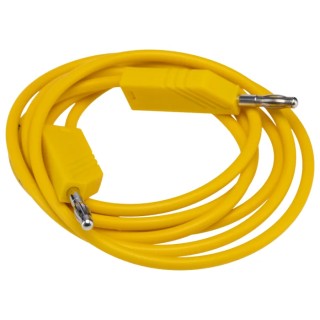 Hirschmann Test & Measurement Connector Test Lead 16A 60V dc Yellow 1.5 m Lead Length 934064103