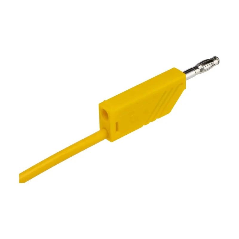 Hirschmann Test & Measurement Connector Test Lead 16A 60V dc Yellow 1.5 m Lead Length 934064103
